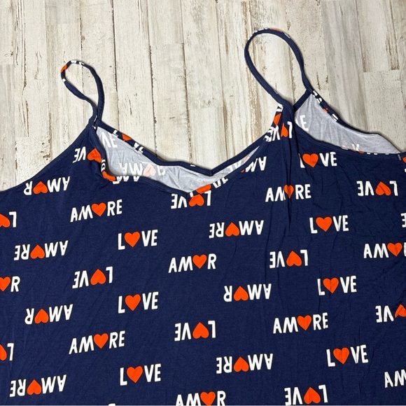 COPY - Old Navy Women's Plus Size 4X Blue Amore Sunday Soft Lounge Tank Top - Picture 11 of 16